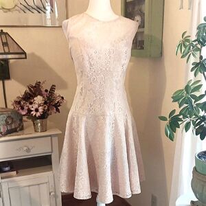 Jordan Fashions Elegant Lace Sleeveless Dress. Prom. Wedding. Formal.